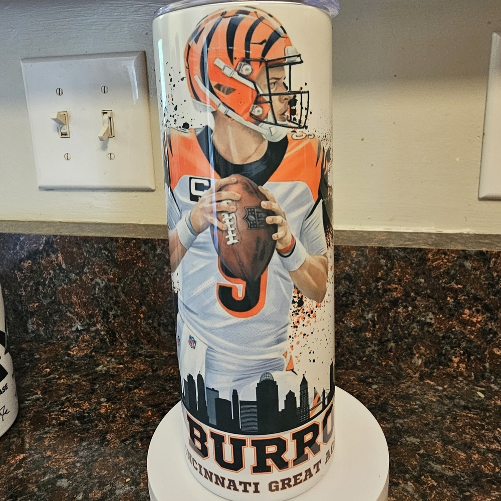 NEW! Joe Burrow Bengals Tumbler